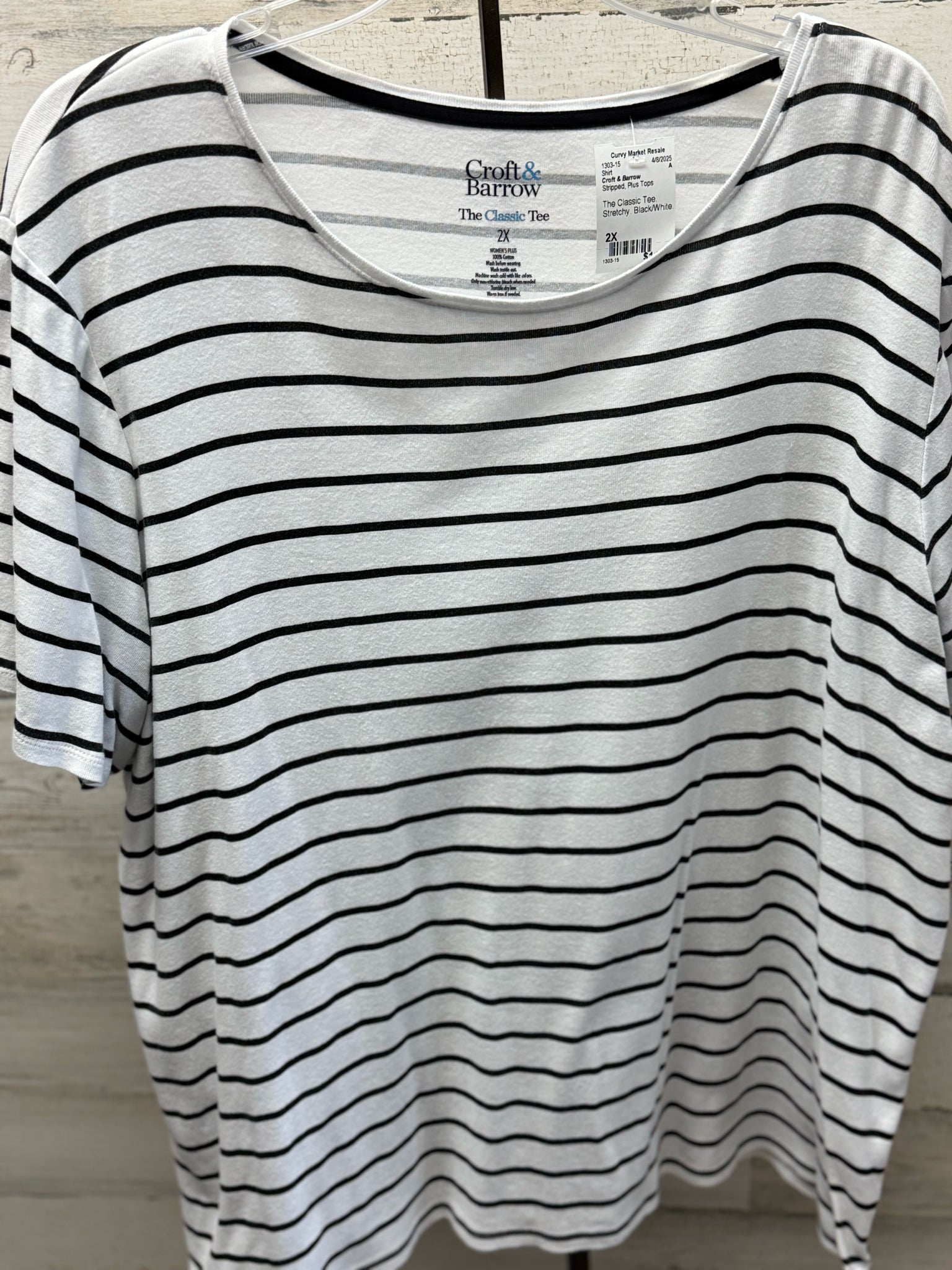 Croft & Barrow Plus Tops Size 2X Shirt