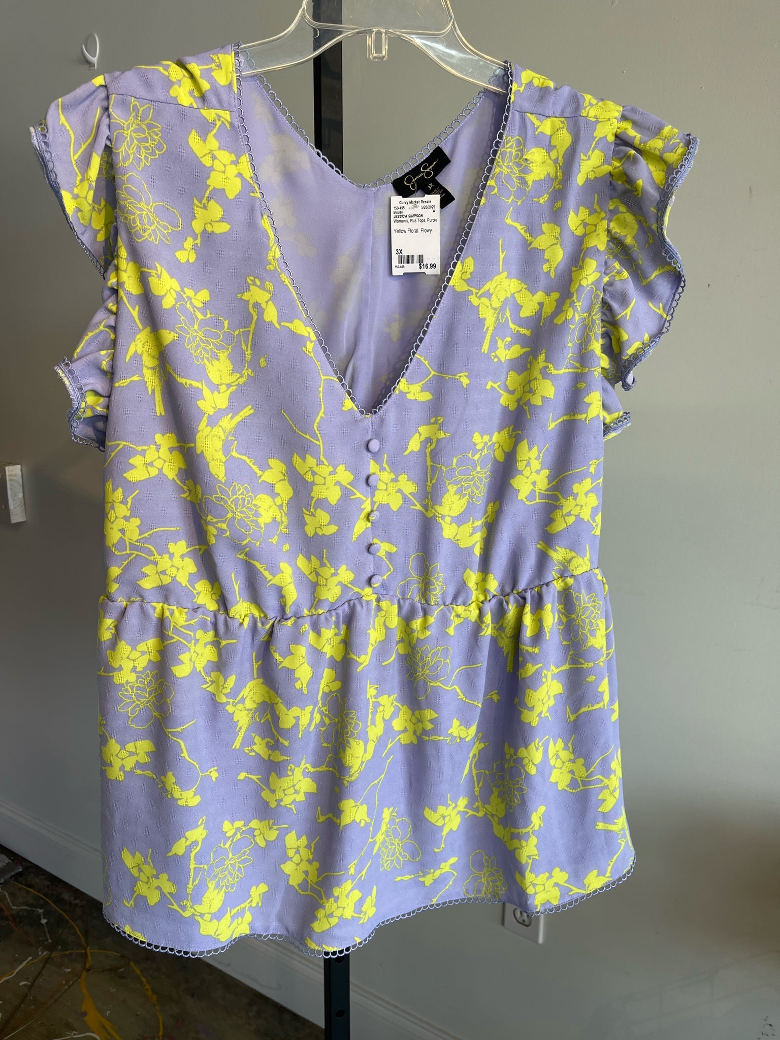 JESSICA SIMPSON Plus Tops Size 3X Blouse