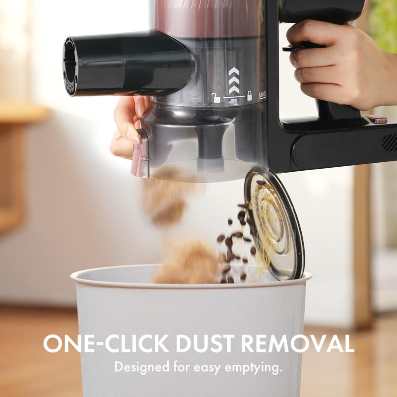 Cordless Vacuum Cleaner--H320, 28Kpa Powerful Suction, 380W Powerful Brushless Motor, 8-in-1 Lightweight Handheld Vacuum Cleaner