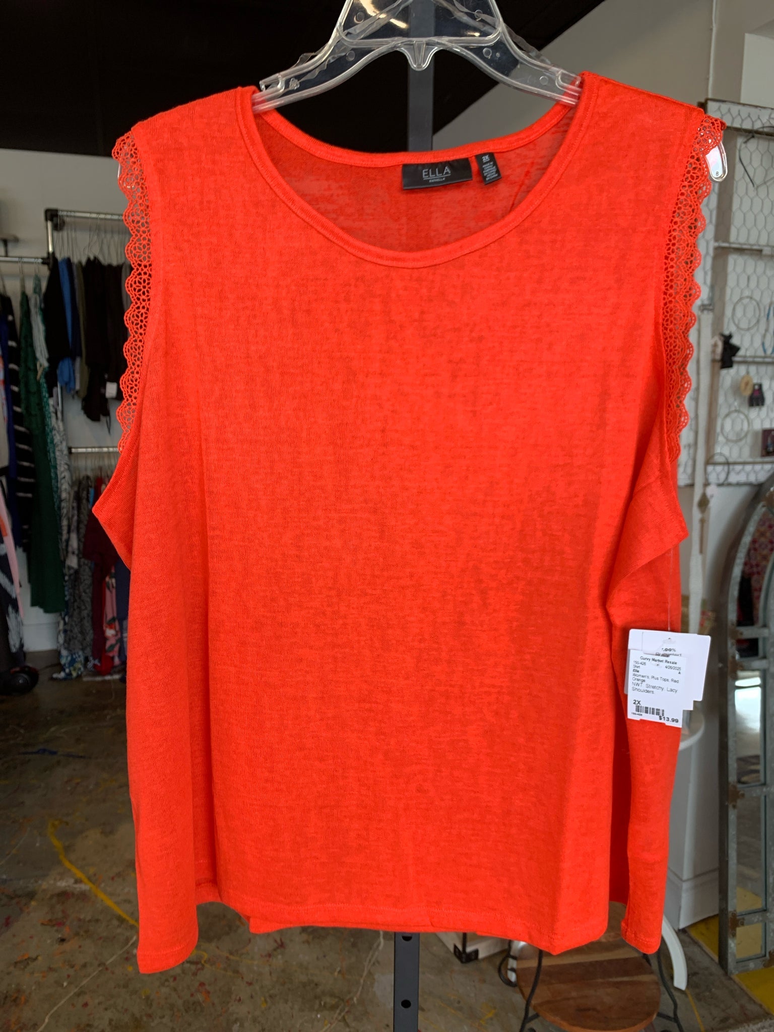 Ella Plus Tops Size 2X Shirt