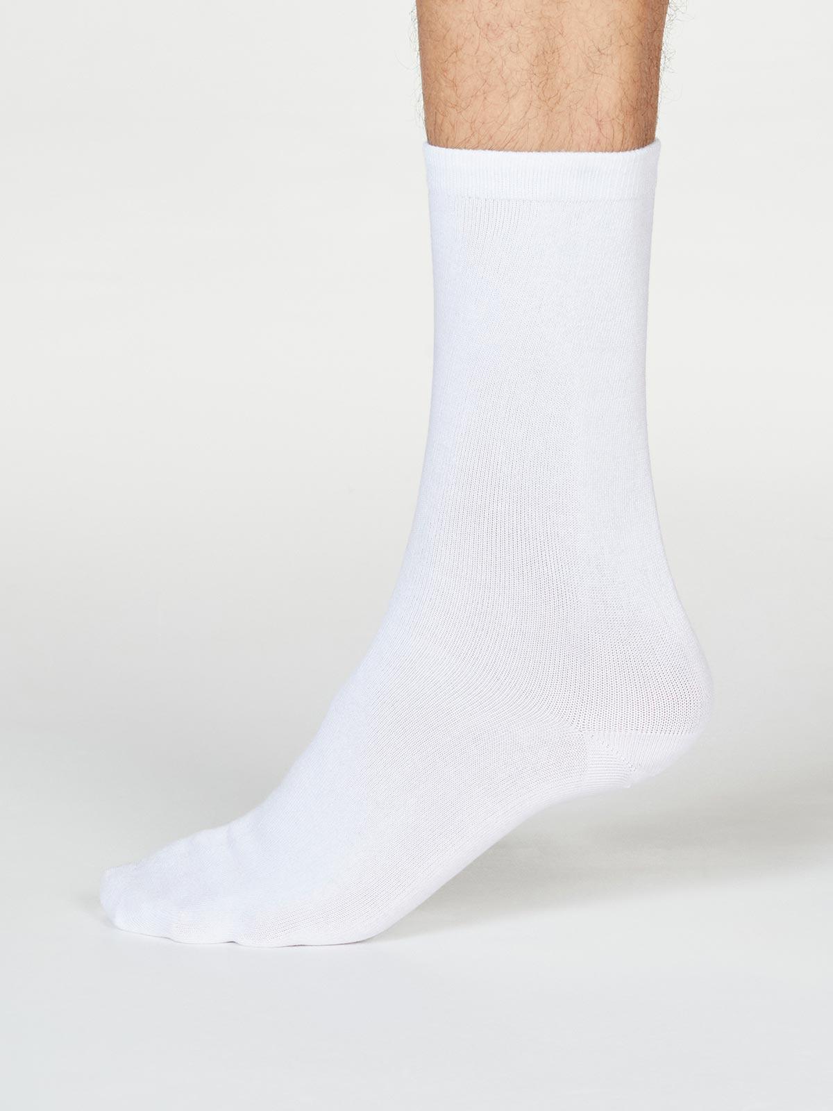 Jimmy Bamboo Organic Cotton Blend Plain Socks