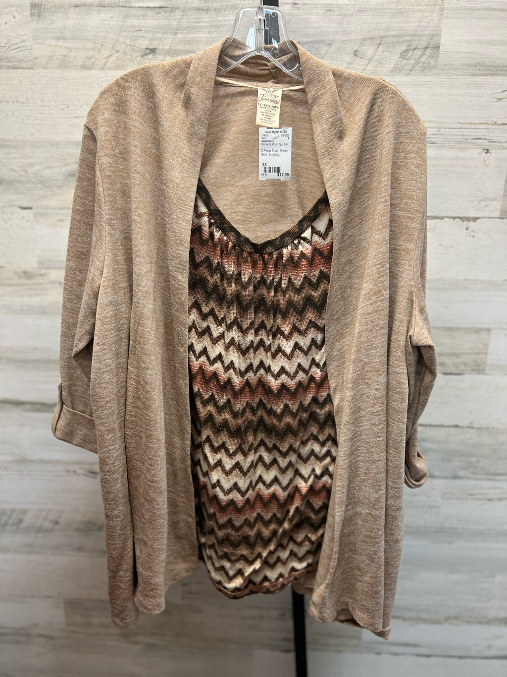 Faded Glory Plus Tops Size 2X Shirt