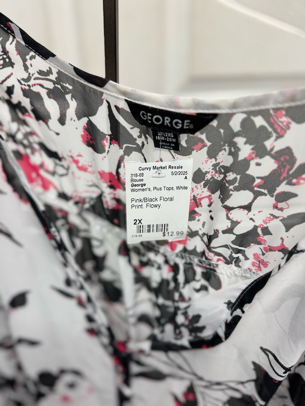 George Plus Tops Size 2X Blouse