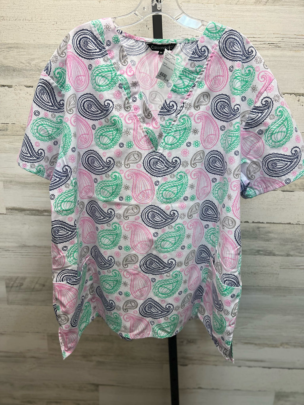 Cassandra O Plus Tops scrub