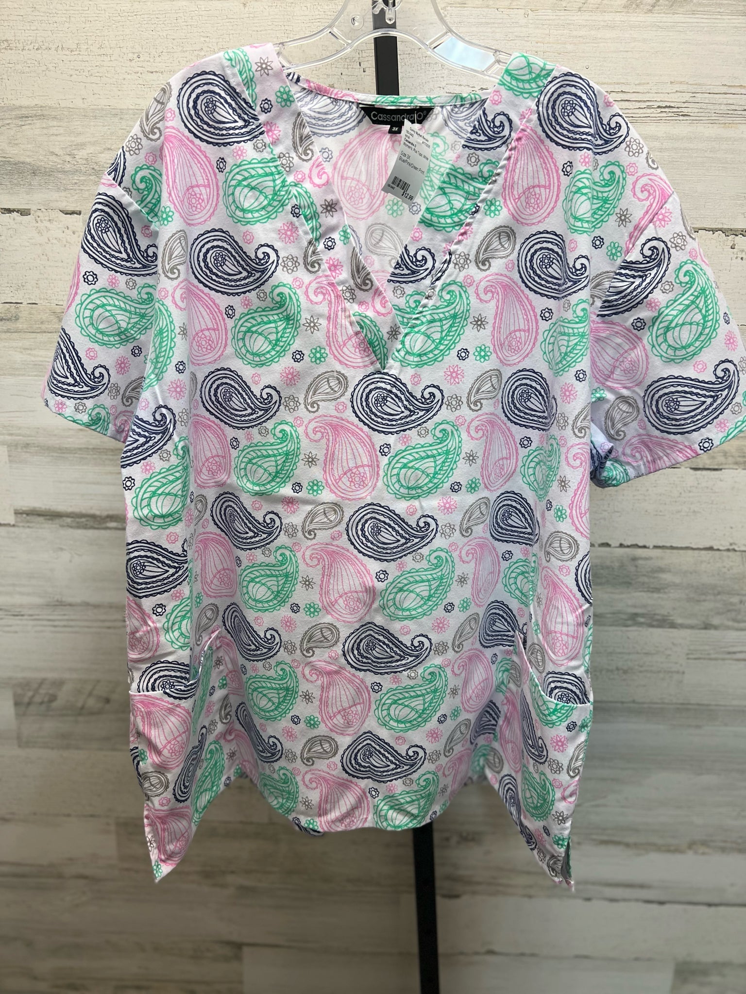 Cassandra O Plus Tops scrub