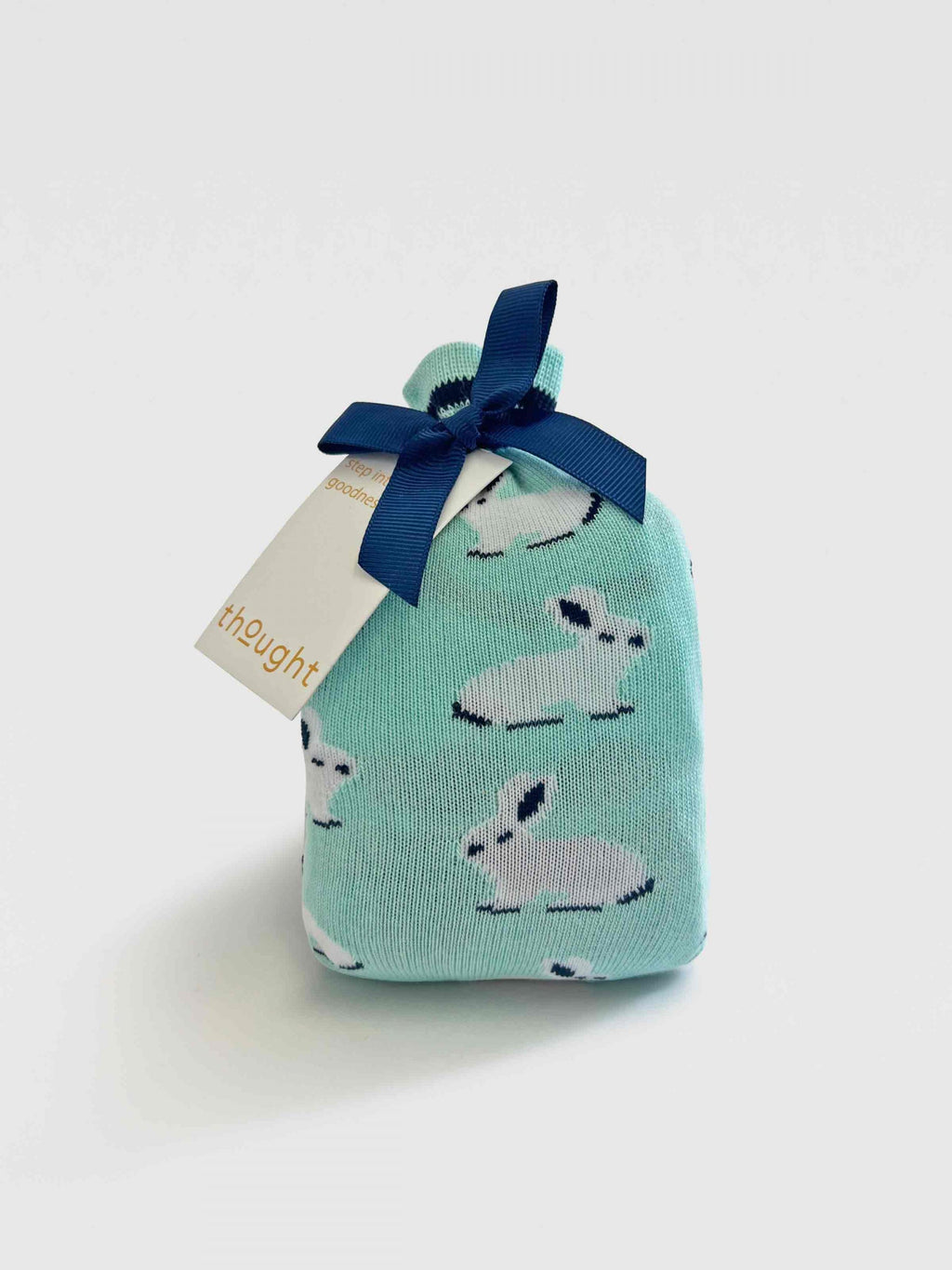 Elsa Easter Bamboo 2 Socks Gift Bag - Deep Mint