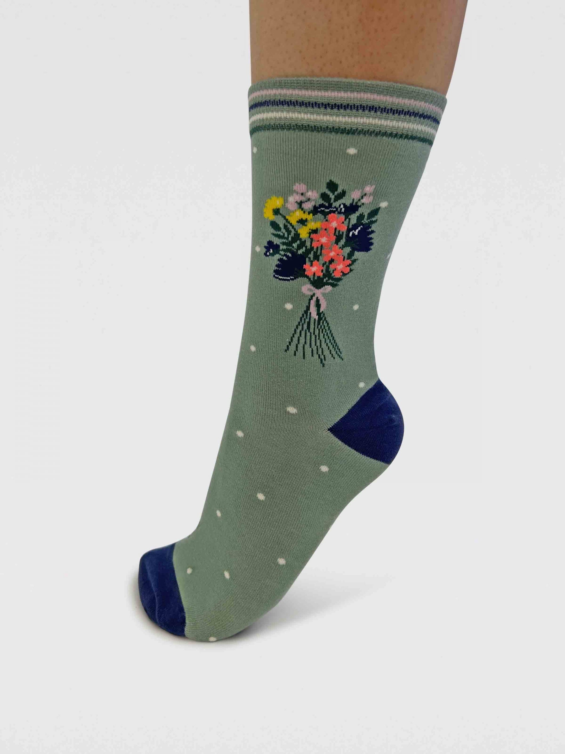 Ivie Youre The Best Organic Cotton Socks - Pistachio Green