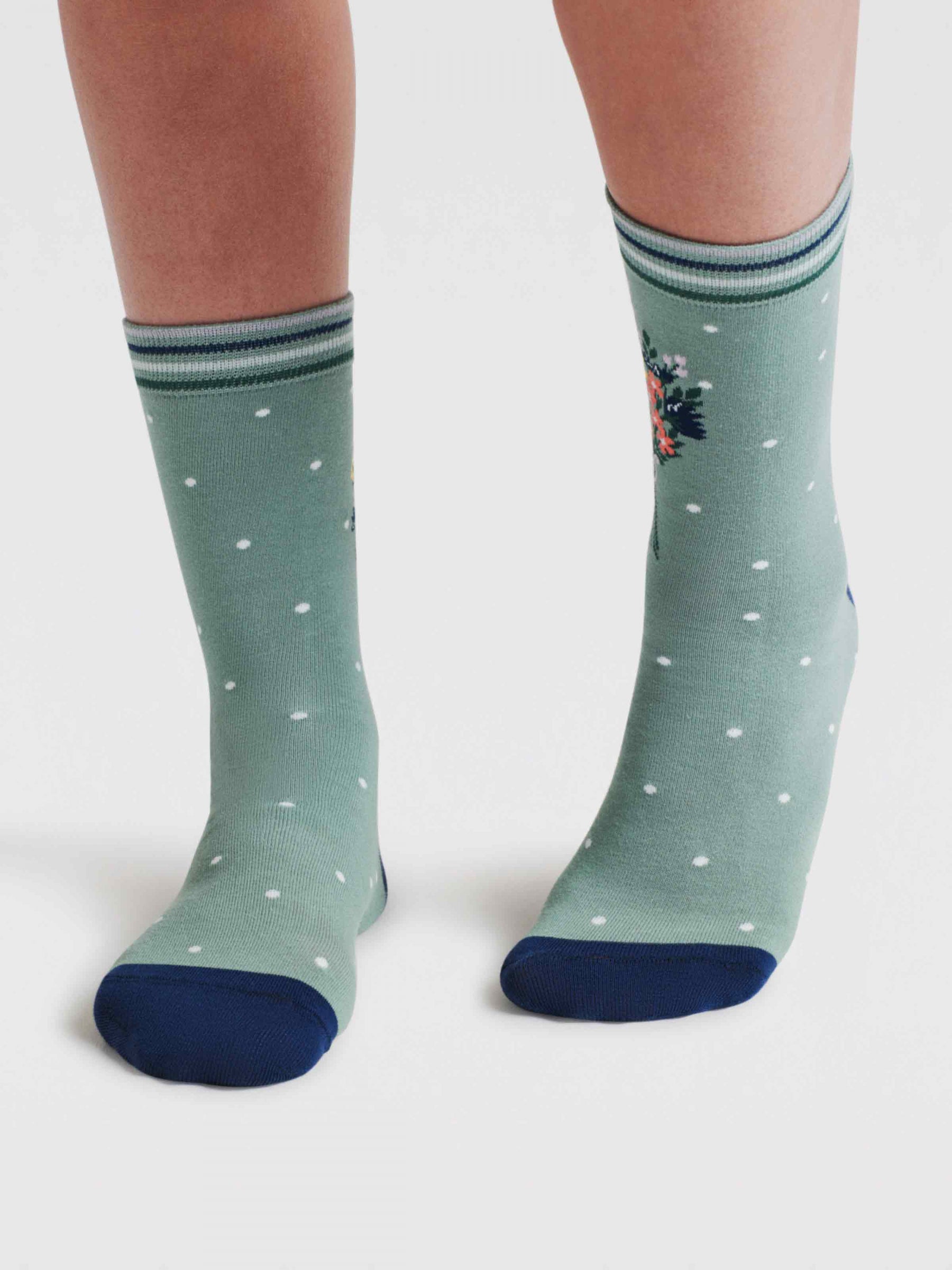 Ivie Youre The Best Organic Cotton Socks - Pistachio Green