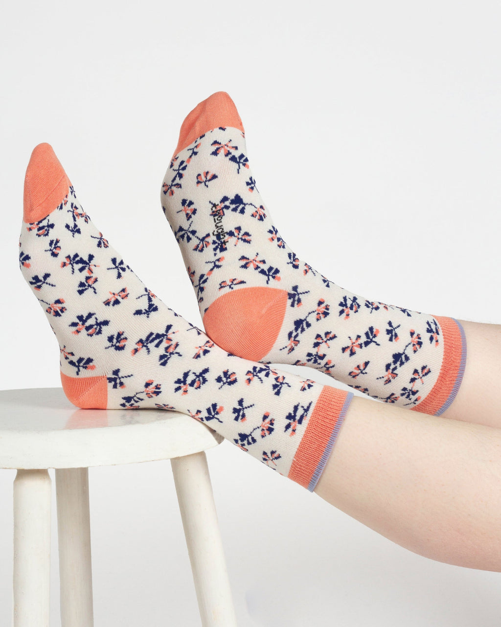 Floral Bamboo Gift Box of 4 Socks - Multi
