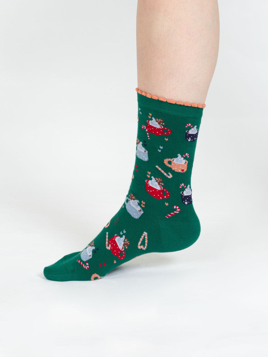 Hug in a Mug Bamboo 2 Socks in a Bag - Green