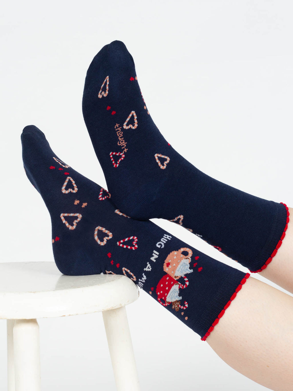Hug in a Mug Bamboo 2 Socks in a Bag - Green