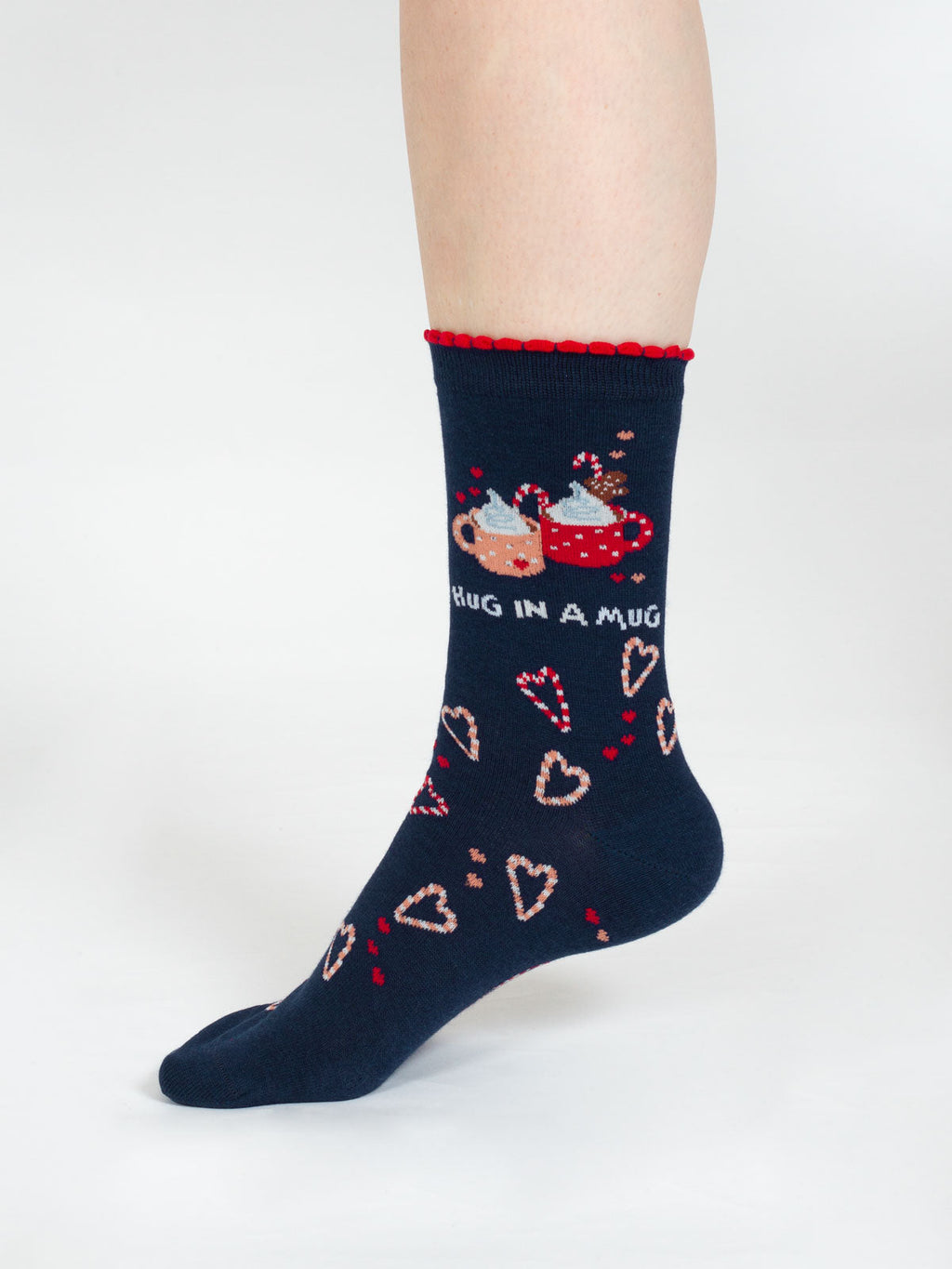 Hug in a Mug Bamboo 2 Socks in a Bag - Green