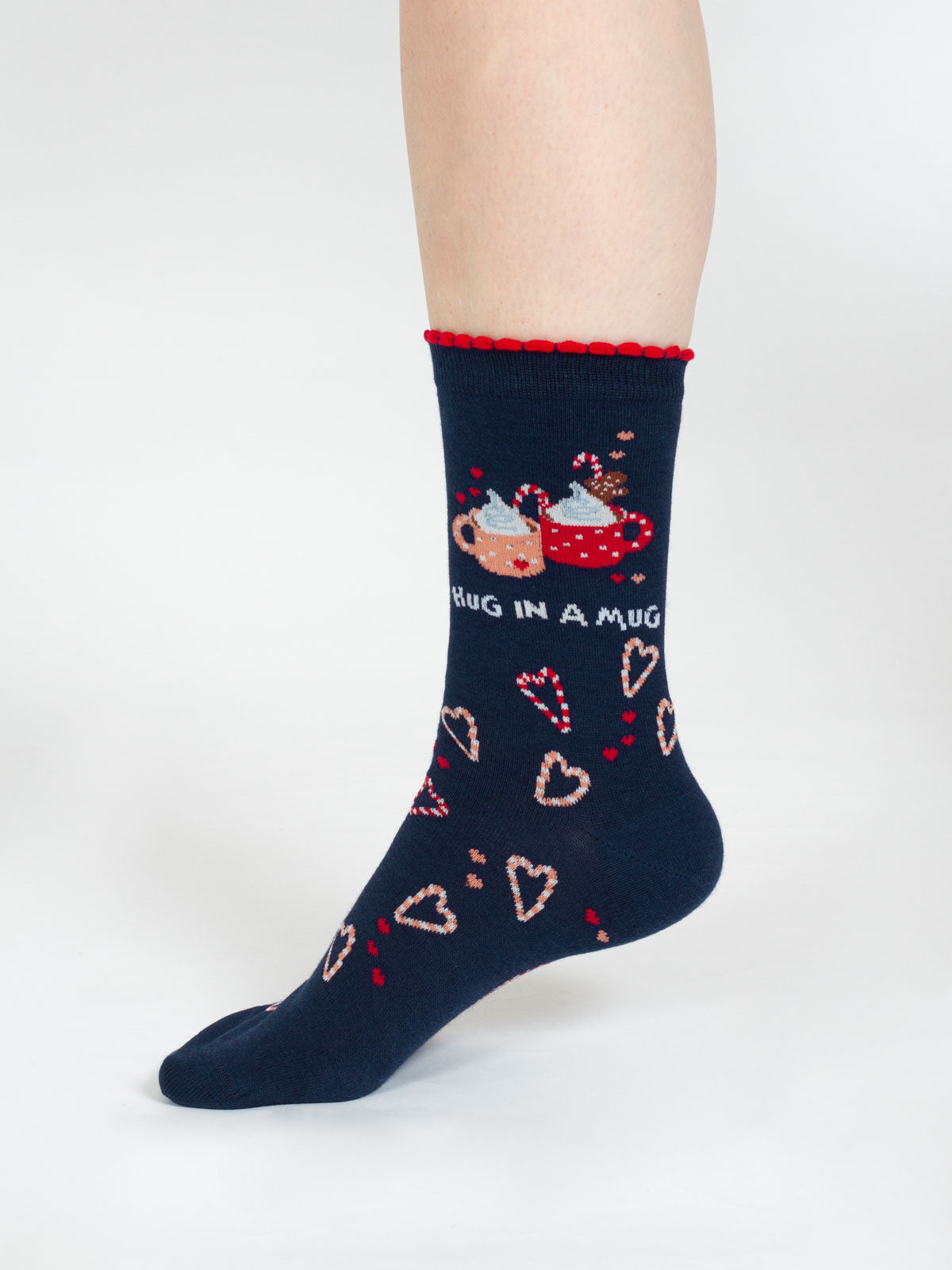 Hug in a Mug Bamboo 2 Socks in a Bag - Green